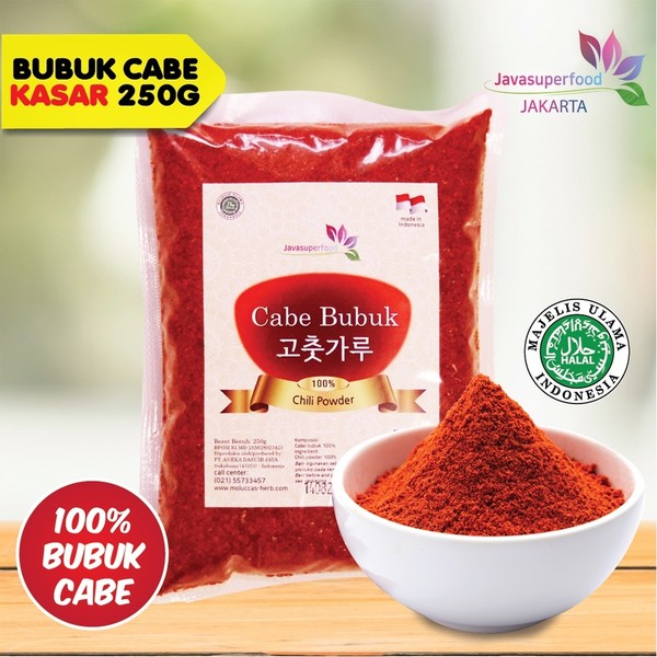 Gochugaru 250gr 500gr halus atau kasar bumbu masak bubuk cabe khas korea Halal MUI