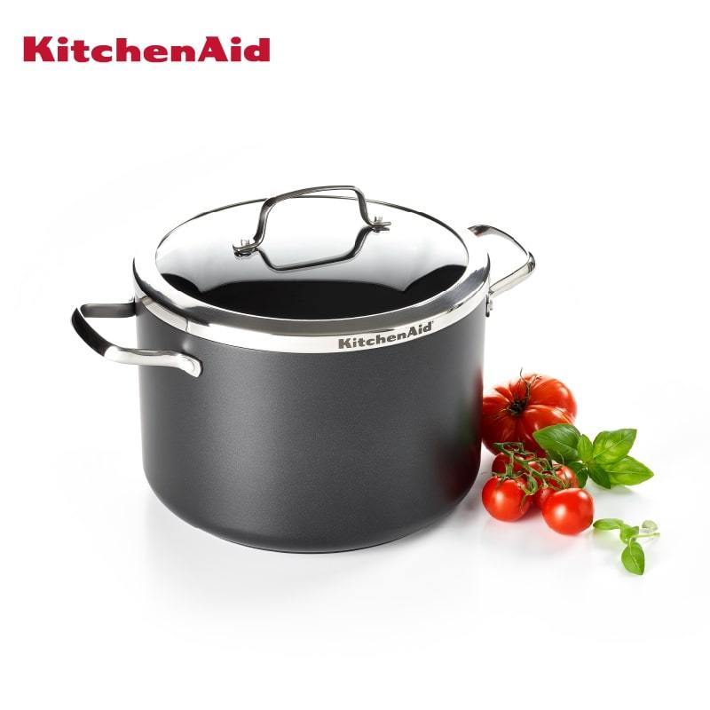 KitchenAid Stockpot with Glass Lid 22 cm  5.30 L Panci Kitchen Aid