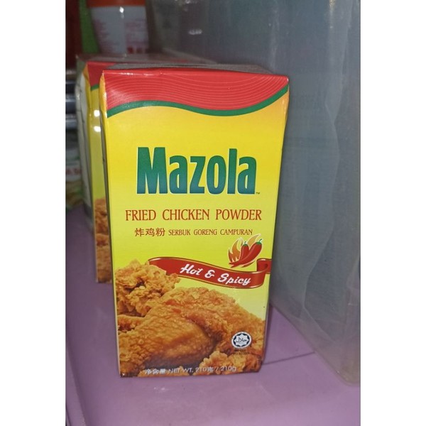 Tepung Mazola Fried Chicken Powder Hot & Spicy Ayam crispy kentucky