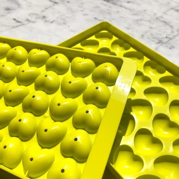 Cetakan Es Batu bentuk Love isi 35 Grid Ice Cube Tray alat pencetak pudding Kubox