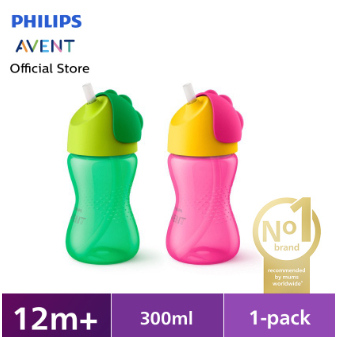 Philips Avent Bendy Straw Cup Botol Minum Sedotan 300ml SCF798 Botol Minum Anak