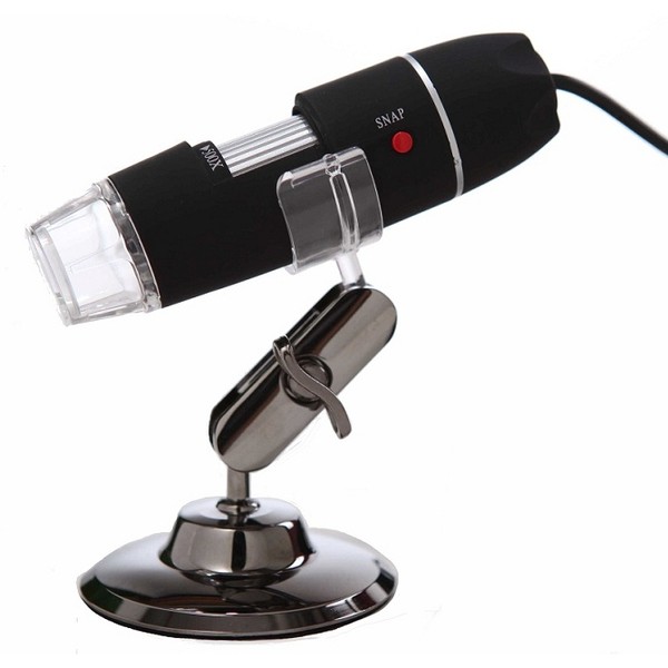 LOP10 1000X USB Microscope Endoscope Zoom Magnifier Camera PC W/Stand 8 LED Light