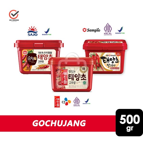 gochujang 500gr haechandle Sempio Sajo halal saus pasta cabai korea