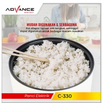 Advance C330 Panci Listrik Serbaguna Rice cooker Masak Nasi Hot pot Panci Listrik Multifungsi