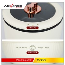 Advance C330 Panci Listrik Serbaguna Rice cooker Masak Nasi Hot pot Panci Listrik Multifungsi