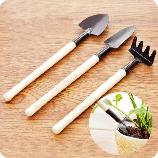 Sekop mini set 3 in 1 Garpu Cangkul Alat Berkebun