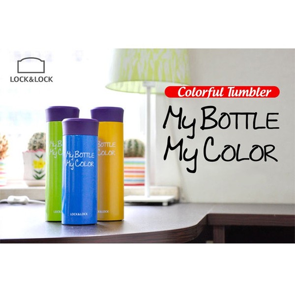 Lock and Lock My Bottle My color Termos Air Minum Vacuum Hot&Cool Colorful Lock and Lock Lock n Lock Lock&Lock