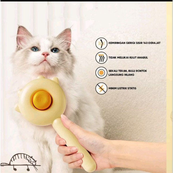 Sisir kucing Sisir anjing sikat anabul