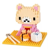 Mainan Lego Bricks Karakter Rillakuma Sushi Multicolor 409pcs