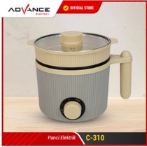 Advance Panci Listrik Serbaguna 1.2L Kukus Rebus Goreng Steamer C-310