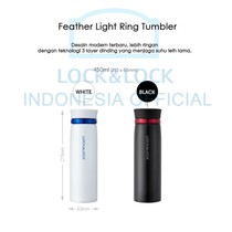 Lock&Lock Feather Ring Vacuum Tumbler 450ml Termos Air Minum Hot and Cool Lock and Lock Lock n Lock Lock n Lock Lock & Lock