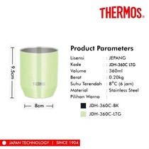 Thermos Vacuum Insulated Cup Light Green - 360 ml (JDH-360C LTG)