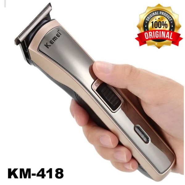 Alat Cukur Rambut Kemei KM-418 Alat Mesin Cukur Rambut Kumis Jenggot Clipper