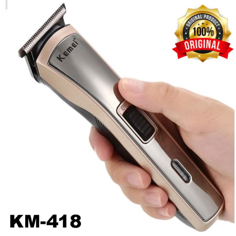 Alat Cukur Rambut Kemei KM-418 Alat Mesin Cukur Rambut Kumis Jenggot Clipper