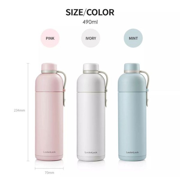 LocknLock Belt Bottle 490ml Tumbler Lock & Lock Termos dan Botol minum sport Lock n Lock  Lock and Lock Lock n Lock Lock&Lock