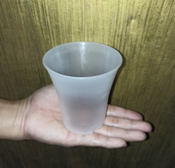 Pot Bening Transparan NKT 8cm Pot kaktus Pot semai