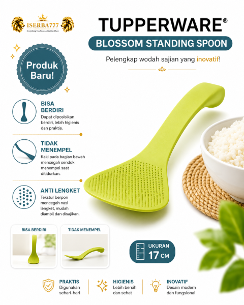 Rice Spoon Twin Tulipware Tupperware Centong Nasi BPA Free