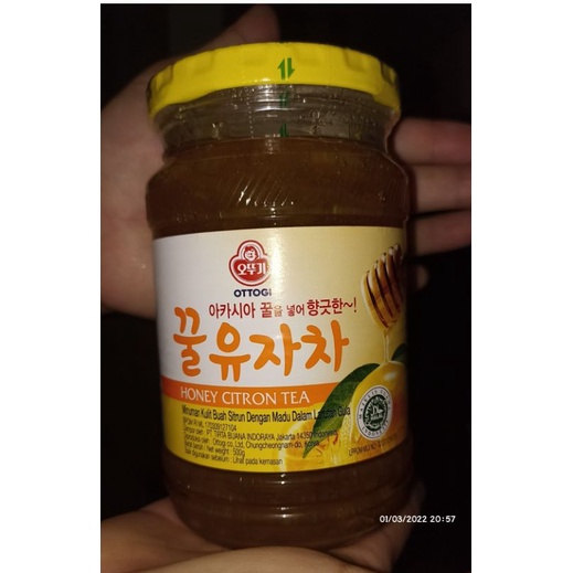 Ottogi honey citron tea Madu Honey Citron Tea 1kg atau 500gr