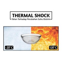 duralex mangkok Stackable bowl tempered glass 310ml 4 pcs
