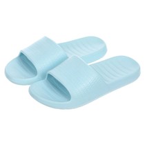 sandal kamar mandi selop wanita lembut motif sarang madu biru muda
