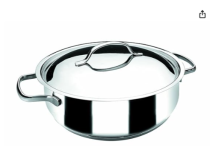 LACOR Panci Stainless Steel Lacor-32624-ROUND Dish 24 CMS. Basic-