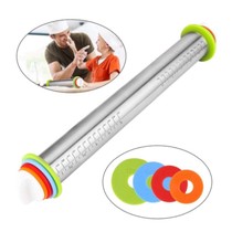 rolling pin stainless Steel 43cm adjustable penggilas adonan 4 ketebalan