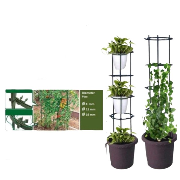 Penyangga tanaman Modern Green Tower 150cm 120cm