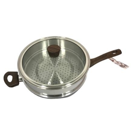SUPRA 28 Stirwok Granite plus kukusan Stainless