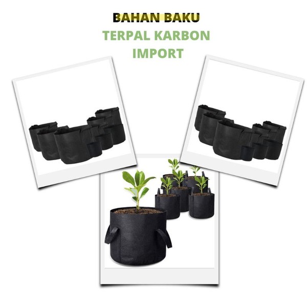 Planter Bag Easy Grow Hitam