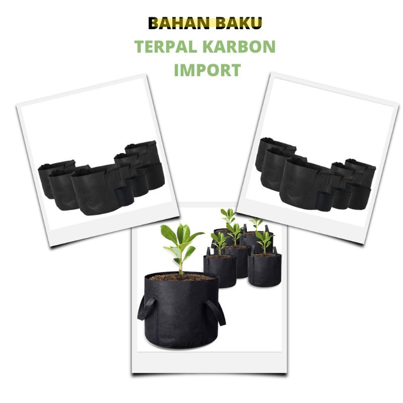 Planter Bag Easy Grow Hitam