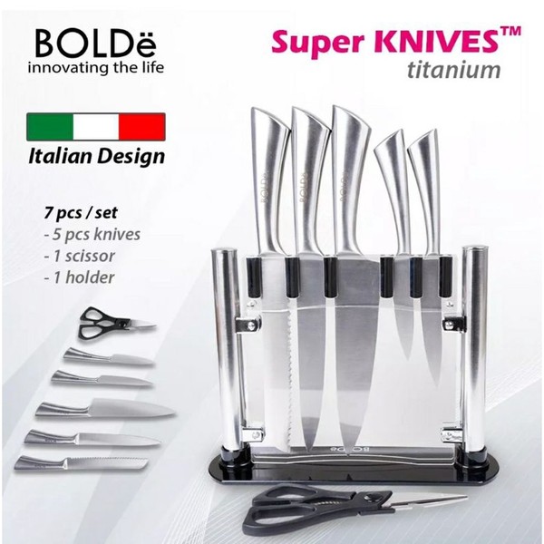 Bolde Pisau Bolde knife set titanium