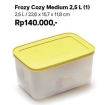 Tupperware Freezeermate frozy cozy tupperware 2.5l bisa untuk freezer
