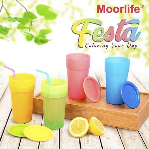 Moorlife Cangkir 370ml + Tutup