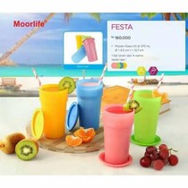 Moorlife Cangkir 370ml + Tutup