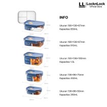 LocknLock Bisfree Modular Plus Rectangular Kotak Makan Tritan