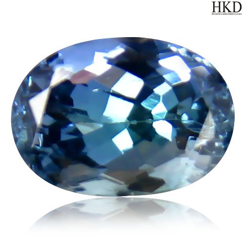 Certified Oval 1.64ct 8x5.6mm Natural Bluish Violet TANZANITE Tanzania TZ107