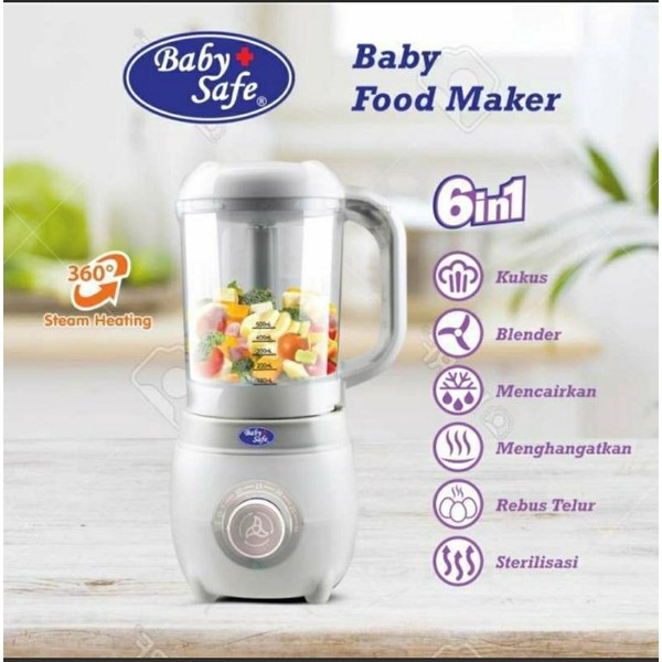 Food Processor Baby Safe LB012 Baby Food Maker 6in1