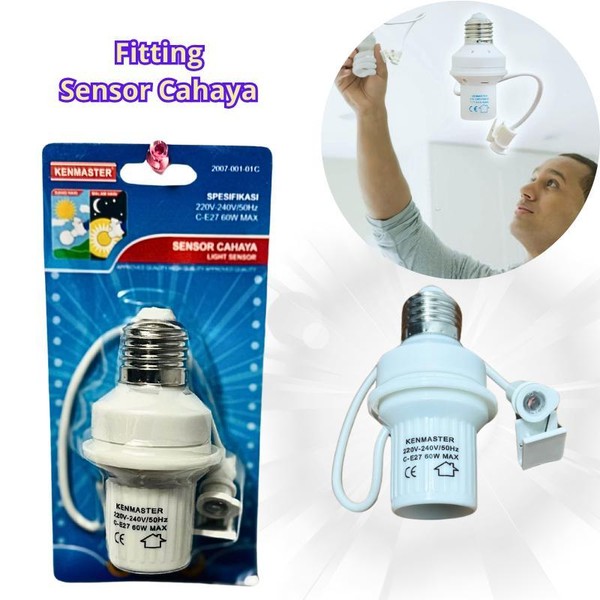 fitting lampu otomatis sensor cahaya