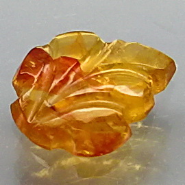 Natural Golden Yellow Tourmaline Leaf Carving 0.90Ct TM099