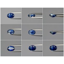 Certified 0.90ct 7x5mm Oval Natural Standard Heated Royal Blue SAPPHIRE SP102