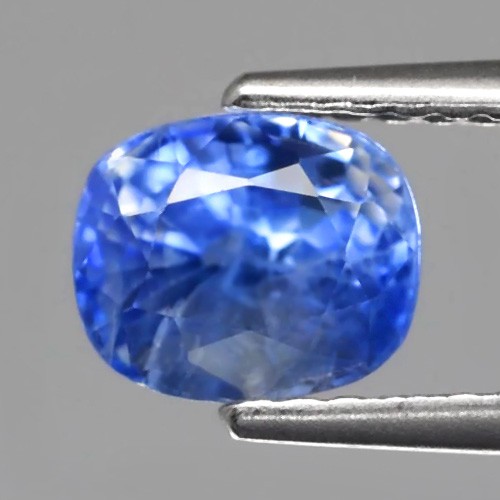 Certified Cushion 1.60ct 6.5x5.5mm Natural Heat Only Blue SAPPHIRE, Ceylon SP105
