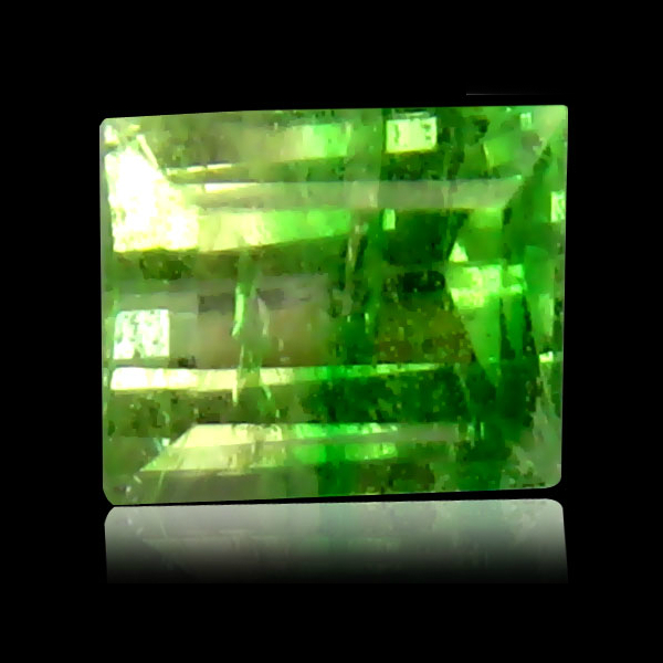 Certified Octagon 1.30ct Natural Green TSAVORITE Garnet, Tanzania GT105