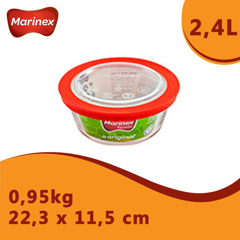 Mixing Bowl Marinex dengan tutup Tutup 2,4 Liter