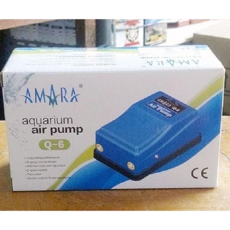 Aerator Pompa Gelembung Udara Aquarium 1 Cabang - Air Pump Aerator Airator Aquascape Amara 1 Lubang