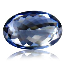 Certified Oval 2.00ct 10x6.7mm Natural Bluish Violet TANZANITE Tanzania TZ108