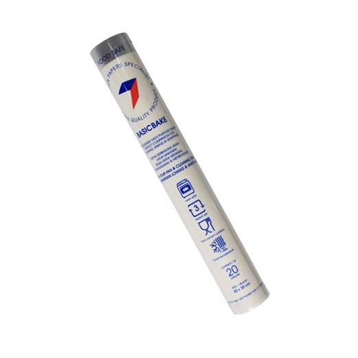 Seven baking paper Kertas Baking Paper White tube 20 pcs per tube UPS untuk pemanggangan stabil tahan panas