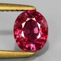 Certified Oval 1.41Ct 7x6mm Natural Unheated Untreated Purplish Pink SAPPHIRE, Winza Tanzania SP019