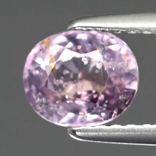 Certified Oval 6.5x5.5mm 1.26ct Natural Unheated Light Pink SAPPHIRE, Good Luster SP101