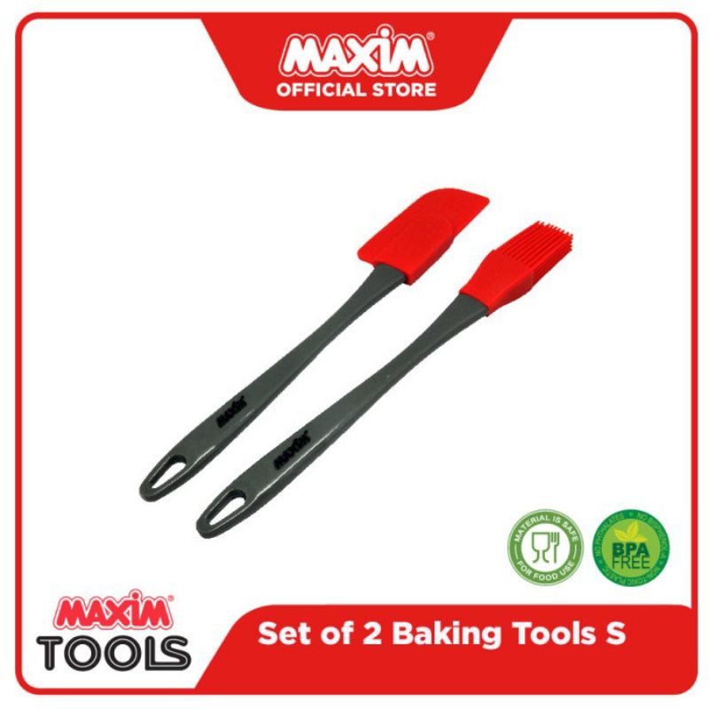 Maxim baking tools spatula scraper basting brush silicone