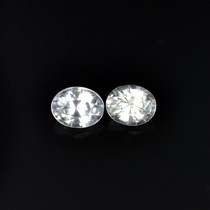 Natural White Sapphire Ceylon Sapphire SH195 Eye Clean Oval 1.00ct tcw. Heated Only